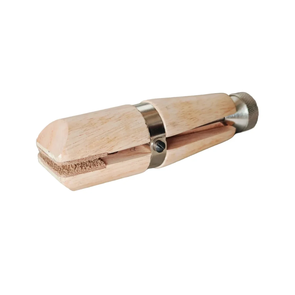 Wood Ring vise with Metal Knob