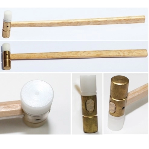 Brass and Nylon Head Hammer